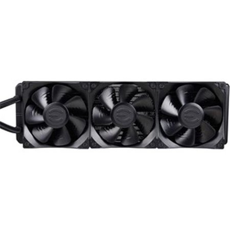 EVGA CORPORATION Evga 400-HY-CL36-V1 360 mm All-In-One RGB LED CPU Liquid Cooler - 3 x 120 mm - 74.8 CFM 400-HY-CL36-V1